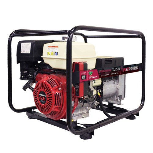Welling & Crossley 8 kVA Honda Powered Generator with E-Start