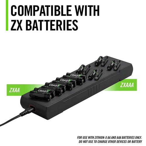 Coast ZXCS16 - Zithion-X 16-Port Battery Charging Station